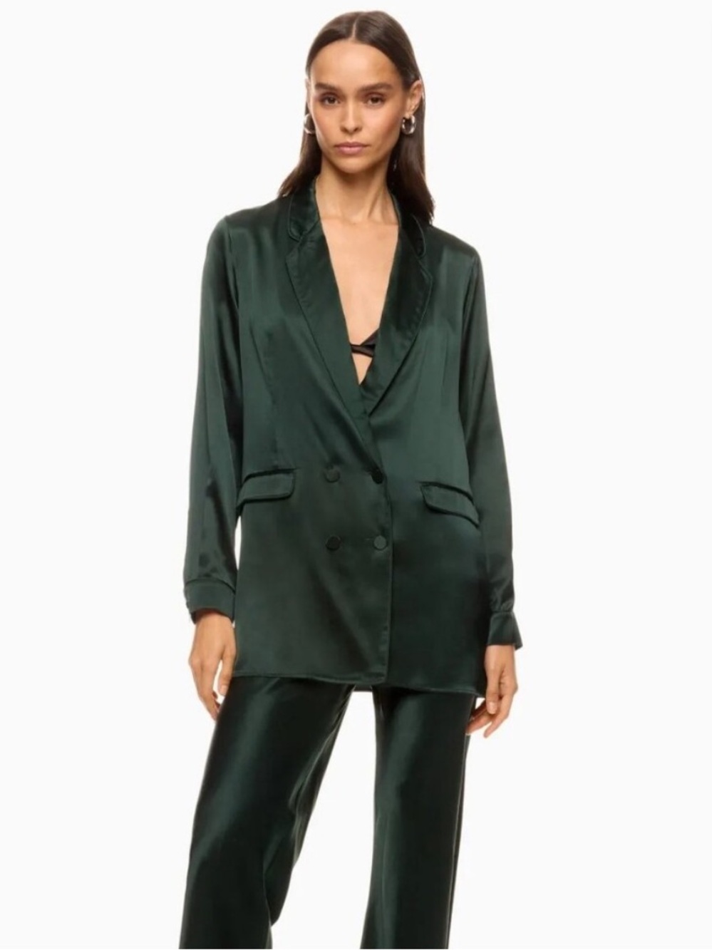 Silk Laundry Relaxed Blazer, Size: XS